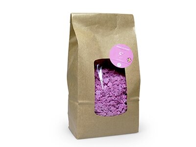 Lila zeepvlokken met lavendel parfum 500gr