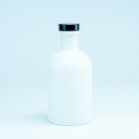 Luxe flesje wit met dopje naar keuze  XL