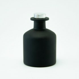 Flesje zwart met dopje naar keuze XL