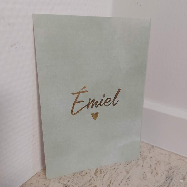Geboortekaartje Emiel