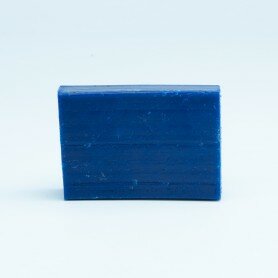 Rechthoekig stuk zeep blauw