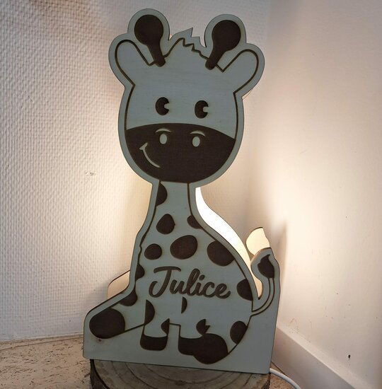 Lamp in Giraf vorm 