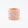 Terrazzo bloempotje roze