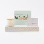 Memory houder terrazzo stone white