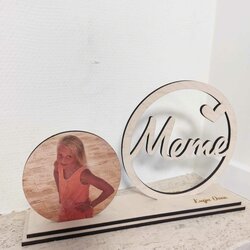 Hoop 20 cm + foto 12 cm bedrukt