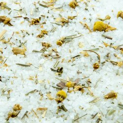 Grof badzout met lemongras en kamille (500gr)