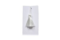 Kwastje wit ( set 12 stuks )