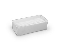 Schuifdoosje wit met transparant deksel