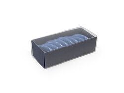 Schuifdoosje Nachtblauw met transparant deksel