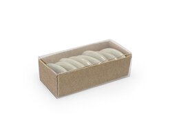 Schuifdoosje Kraft natuur met transparant deksel