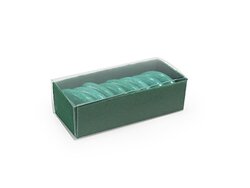 Schuifdoosje Forrest green met transparant deksel