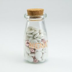 Cilinderflesje met kurk 