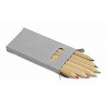 Doosje met 6 potloodjes 