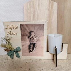 Fotokader met kaarsje