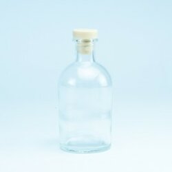 Luxe flesje transparant met dopje naar keuze  XL