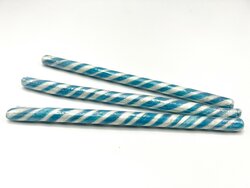 Zuurstokken wit licht blauw