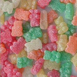 Gemengde zure beertjes 500gr