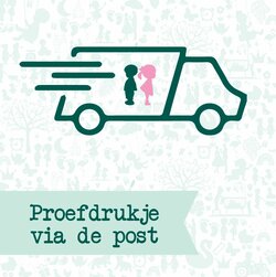 Proefdrukje via de post 