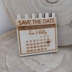 Save The Date magneet (kalender)