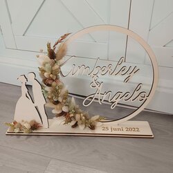 FLOWERHOOP 30 CM + TROUWKOPPEL