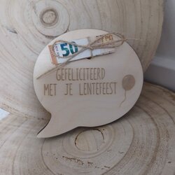 Communie/Lentefeest - Tekstballon