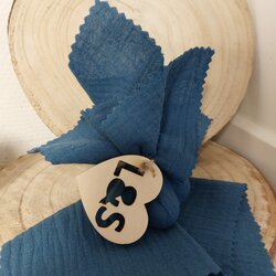 Tetradoekje 20x20cm  donker blauw