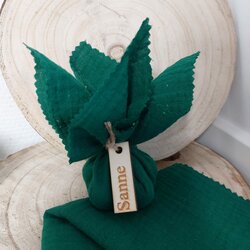 Tetradoekje 20x20cm donker groen 