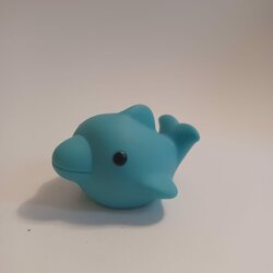 Sleutelhanger vis blauw 