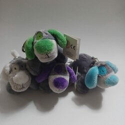 Sleutelhanger Billly pluche mengeling