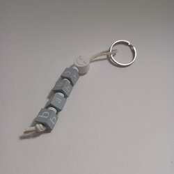 Sleutelhanger baby Grijs 