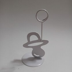 Foto houder Tuut metaal Wit