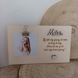 Kader met clipje voor foto