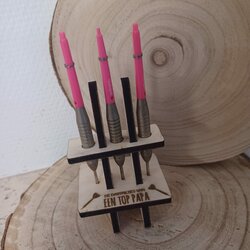 Dartpijl staander klein