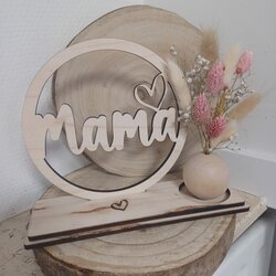 Hoop mama met bolvaasje