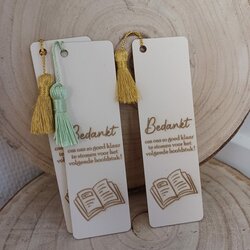 bladwijzer bedankt (boek)