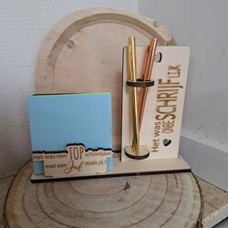 Set stylo en memoblaadjes