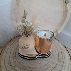 Set bolvaasje + kaarsje